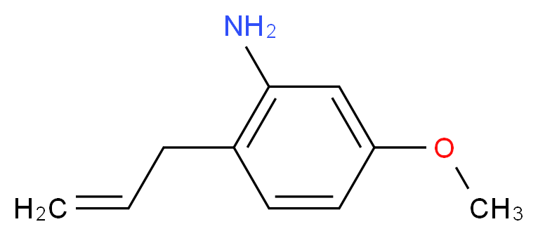 2-Allyl-5-methoxyaniline_分子结构_CAS_)