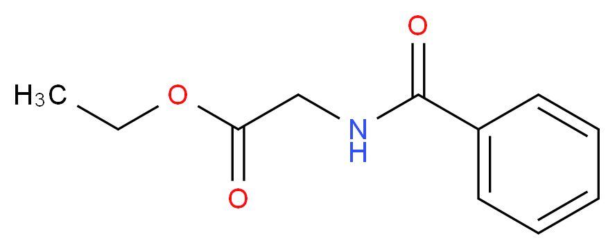 马尿酸乙酯_分子结构_CAS_1499-53-2)