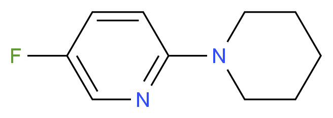 5-Fluoro-2-(piperidin-1-yl)pyridine_分子结构_CAS_1287218-71-6)