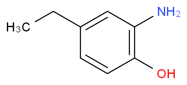 2-amino-4-ethylphenol_分子结构_CAS_94109-11-2