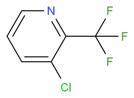 3-chloro-2-(trifluoromethyl)pyridine_分子结构_CAS_749875-32-9