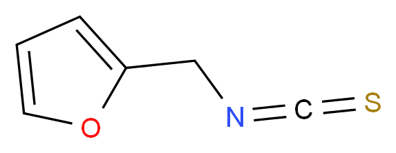 2-(Isothiocyanatomethyl)furan_分子结构_CAS_4650-60-6)