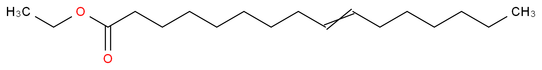 PALMITOLEIC ACID ETHYL ESTER_分子结构_CAS_56219-10-4)