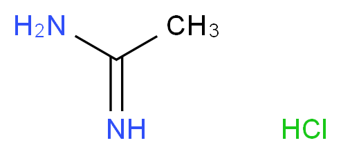 ACETAMIDINE HYDROCHLORIDE_分子结构_CAS_124-42-5)