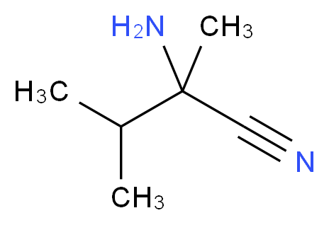 2-Amino-2,3-dimethylbutanenitrile_分子结构_CAS_13893-53-3)