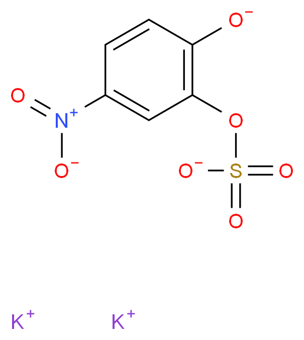 dipotassium 4-nitro-2-(sulfonatooxy)benzen-1-olate_分子结构_CAS_14528-64-4