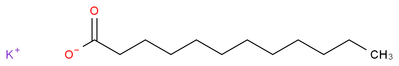 POTASSIUM LAURATE_分子结构_CAS_10124-65-9)