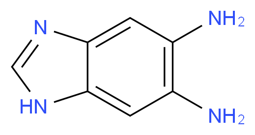 5,6-Diaminobenzimidazole Dihydrochloride_分子结构_CAS_90000-54-7)