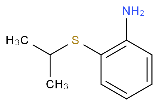 2-(propan-2-ylsulfanyl)aniline_分子结构_CAS_6397-33-7