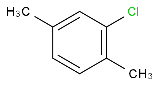 2-chloro-1,4-dimethylbenzene_分子结构_CAS_95-72-7