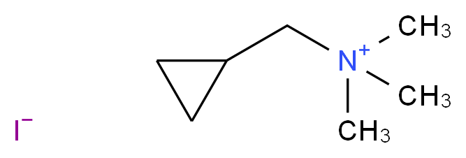 (cyclopropylmethyl)trimethylazanium iodide_分子结构_CAS_73664-02-5