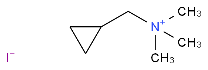 CYCLOPROPYLMETHYLTRIMETHYLAMMONIUM IODIDE_分子结构_CAS_73664-02-5)