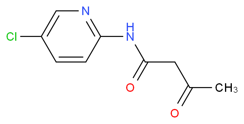 N-(5-chloropyridin-2-yl)-3-oxobutanamide_分子结构_CAS_64500-19-2