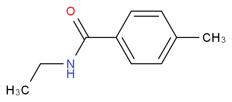 N-ethyl-4-methylbenzamide_分子结构_CAS_26819-08-9