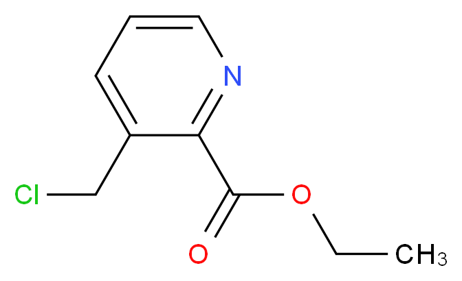 ethyl 3-(chloromethyl)pyridine-2-carboxylate_分子结构_CAS_94015-06-2