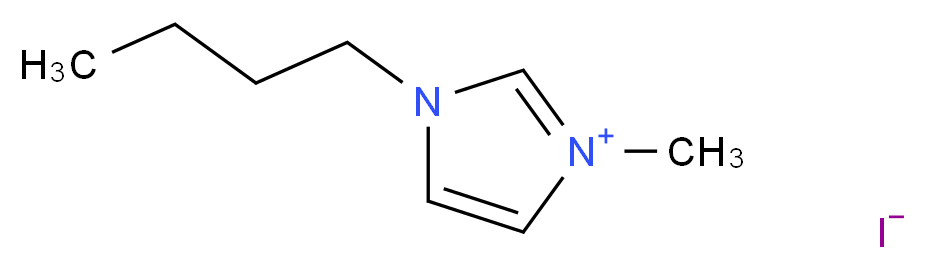 1-butyl-3-methyl-1H-imidazol-3-ium iodide_分子结构_CAS_65039-05-6