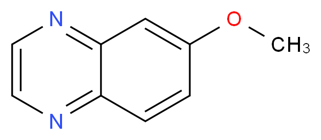 6-methoxyquinoxaline_分子结构_CAS_6639-82-3