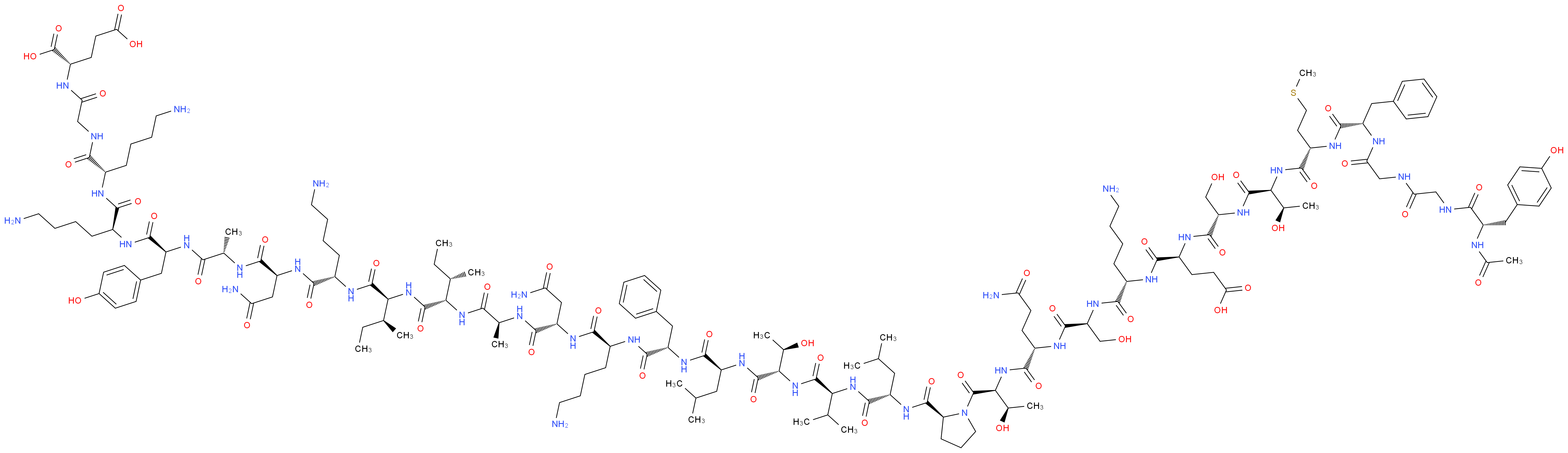 &beta;-ENDORPHIN, N-Acetyl-_分子结构_CAS_80102-04-1)