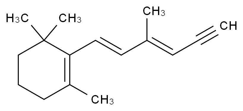 1,3,3-Trimethyl-2-[(1E,3E)-3-methyl-1,3-hexadien-5-ynyl]-cyclohexane_分子结构_CAS_25576-25-4)