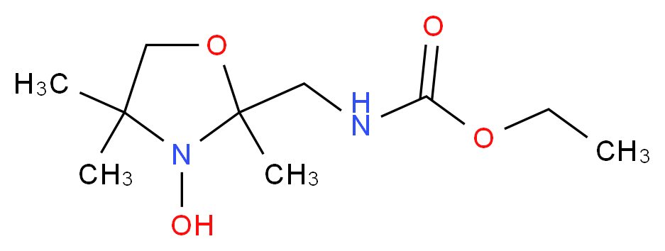 2-[[(Ethoxycarbonyl)amino]methyl]-2-methyl Doxyl_分子结构_CAS_663610-78-4)