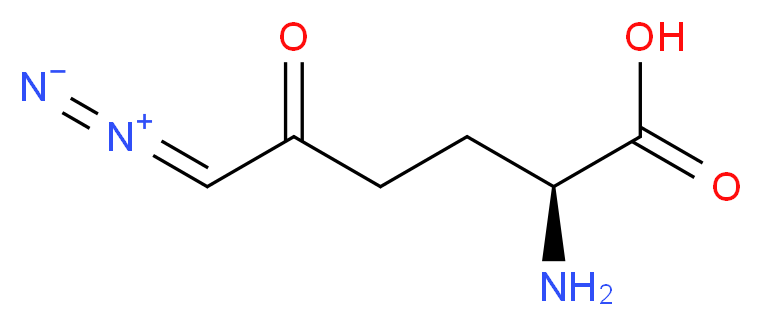 6-Diazo-5-oxo-L-norleucine_分子结构_CAS_157-03-9)