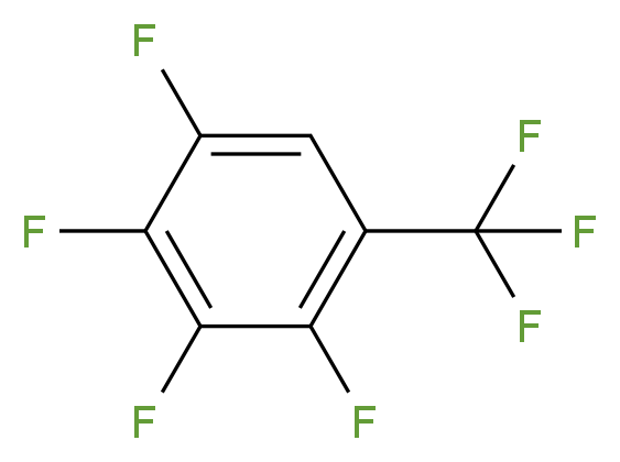 2,3,4,5-四氟三氟甲苯_分子结构_CAS_654-53-5)