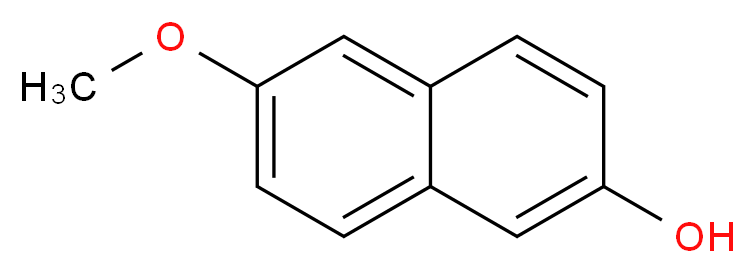6-甲氧基-2-萘酚_分子结构_CAS_5111-66-0)
