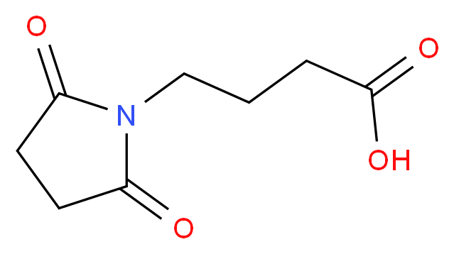 4-(2,5-Dioxo-pyrrolidin-1-yl)-butyric acid_分子结构_CAS_)