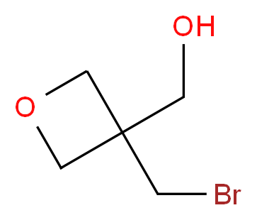 3-(Bromomethyl)-3-(hydroxymethyl)oxetane_分子结构_CAS_22633-44-9)