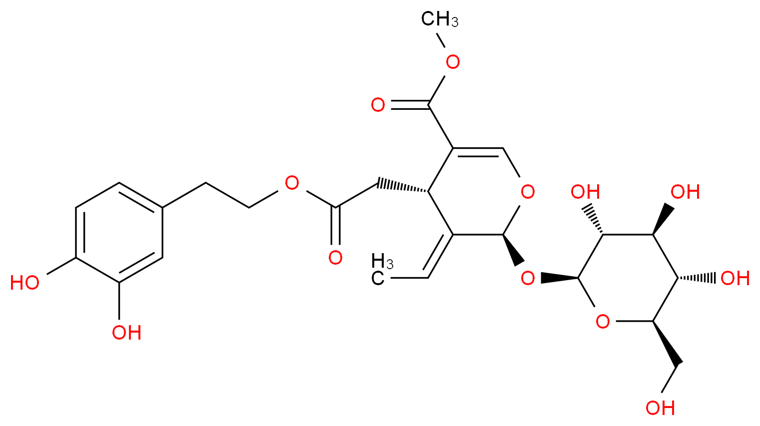 Oleuropein_分子结构_CAS_32619-42-4)