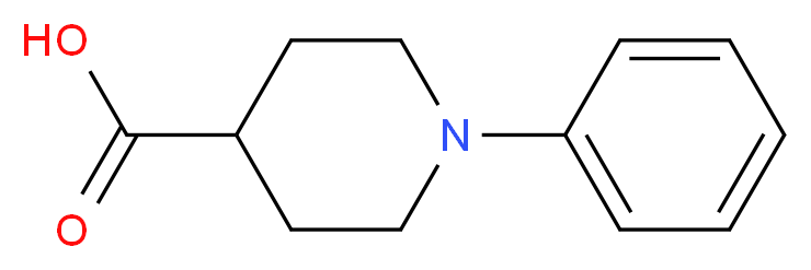 1-Phenylpiperidine-4-carboxylic acid_分子结构_CAS_94201-40-8)