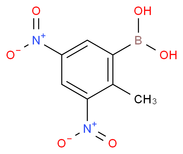 3,5-Dinitro-2-methylbenzeneboronic acid 96%_分子结构_CAS_24341-76-2)