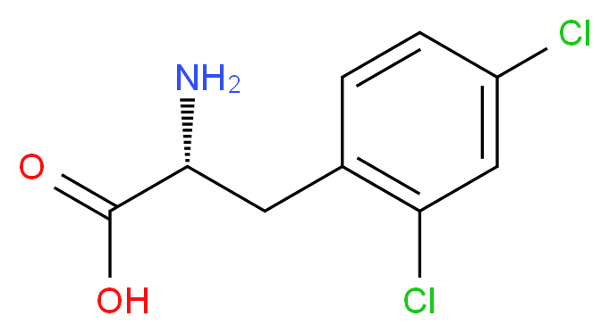 D-2,4-DICHLOROPHENYLALANINE_分子结构_CAS_114872-48-9)