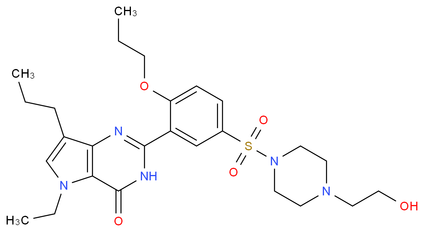 Mirodenafil_分子结构_CAS_862189-95-5)
