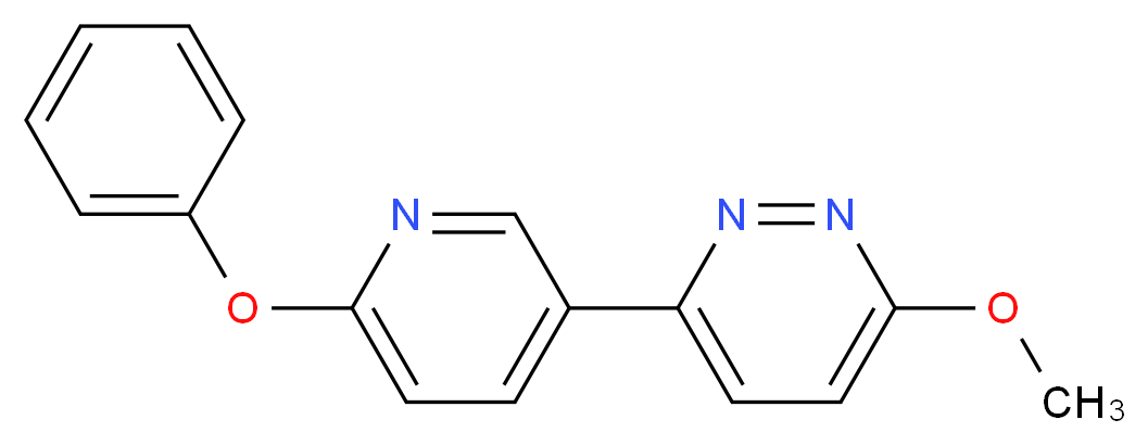 3-Methoxy-6-(6-phenoxypyridin-3-yl)pyridazine_分子结构_CAS_1333222-26-6)