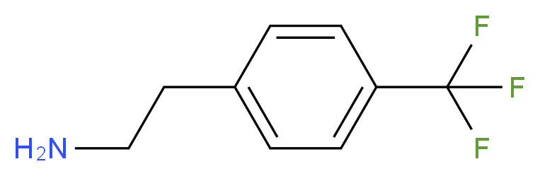{2-[4-(trifluoromethyl)phenyl]ethyl}amine_分子结构_CAS_775-00-8)
