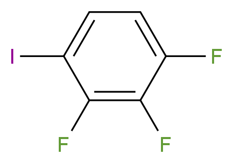 1,2,3-trifluoro-4-iodobenzene_分子结构_CAS_17533-08-3