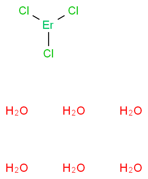 氯化铒(III) 六水合物_分子结构_CAS_10025-75-9)