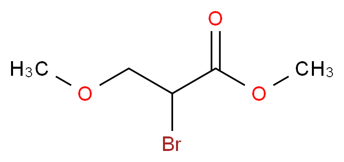 Methyl 2-bromo-3-methoxypropanoate 97%_分子结构_CAS_27704-96-7)