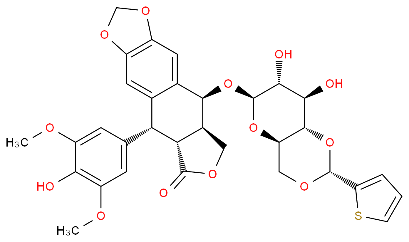 Teniposide_分子结构_CAS_29767-20-2)