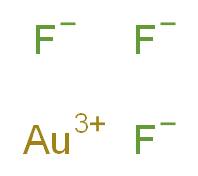 gold(3+) ion trifluoride_分子结构_CAS_14720-21-9