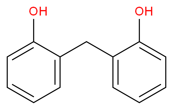 2-[(2-hydroxyphenyl)methyl]phenol_分子结构_CAS_2467-02-9