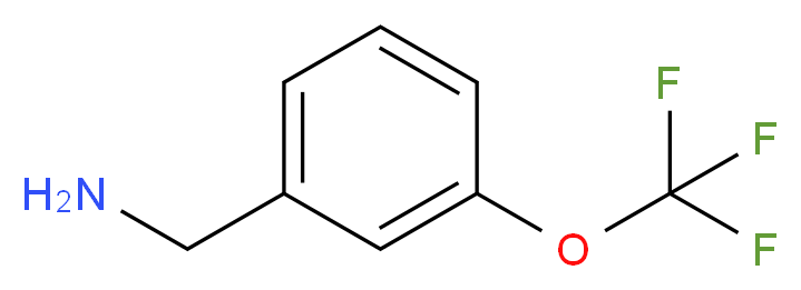 m-Trifluoromethoxybenzyl amine_分子结构_CAS_93071-75-1)