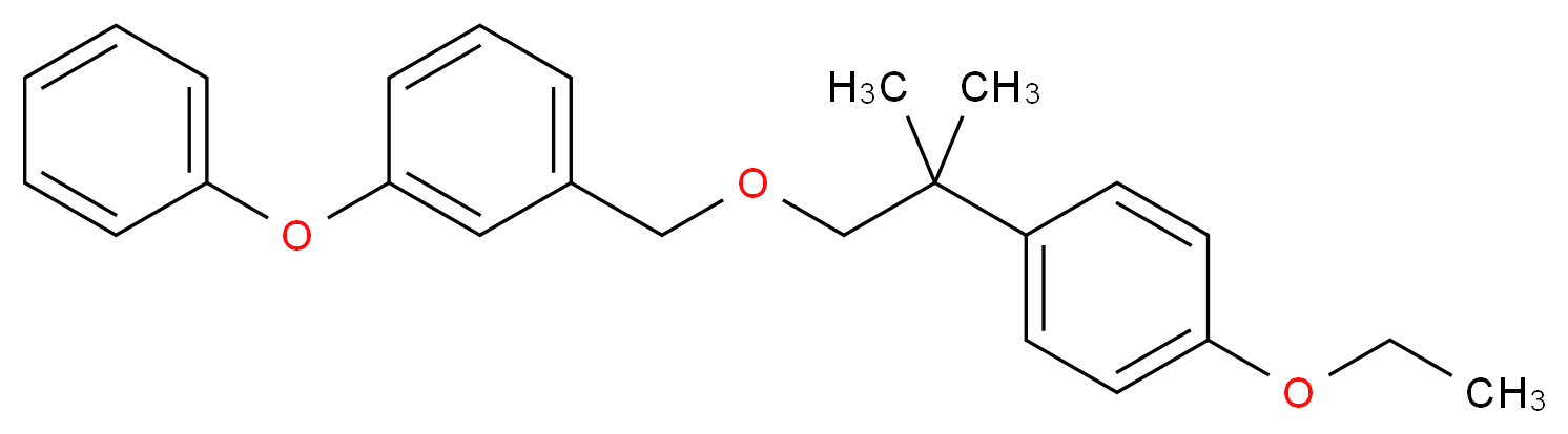 醚菊酯_分子结构_CAS_80844-07-1)