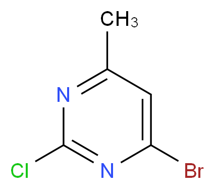 4-BROMO-2-CHLORO-6-METHYLPYRIMIDINE_分子结构_CAS_1137576-45-4)