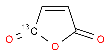 2,5-dihydro(2-<sup>1</sup><sup>3</sup>C)furan-2,5-dione_分子结构_CAS_68261-15-4