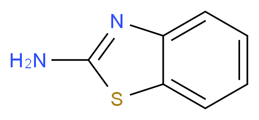 2-Aminobenzothiazole_分子结构_CAS_136-95-8)