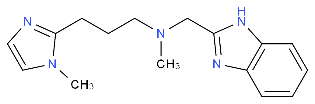 (1H-benzimidazol-2-ylmethyl)methyl[3-(1-methyl-1H-imidazol-2-yl)propyl]amine_分子结构_CAS_)
