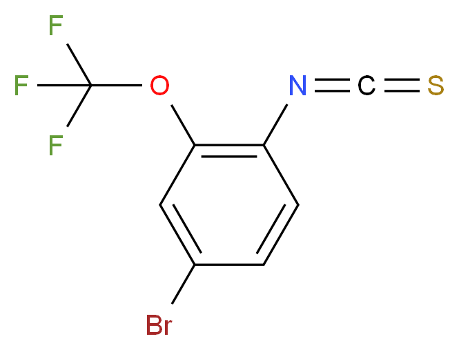 4-Bromo-2-(trifluoromethoxy)phenyl isothiocyanate 97%_分子结构_CAS_238742-91-1)