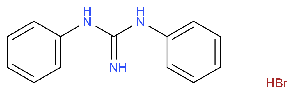 1,3-diphenylguanidine hydrobromide_分子结构_CAS_93982-96-8